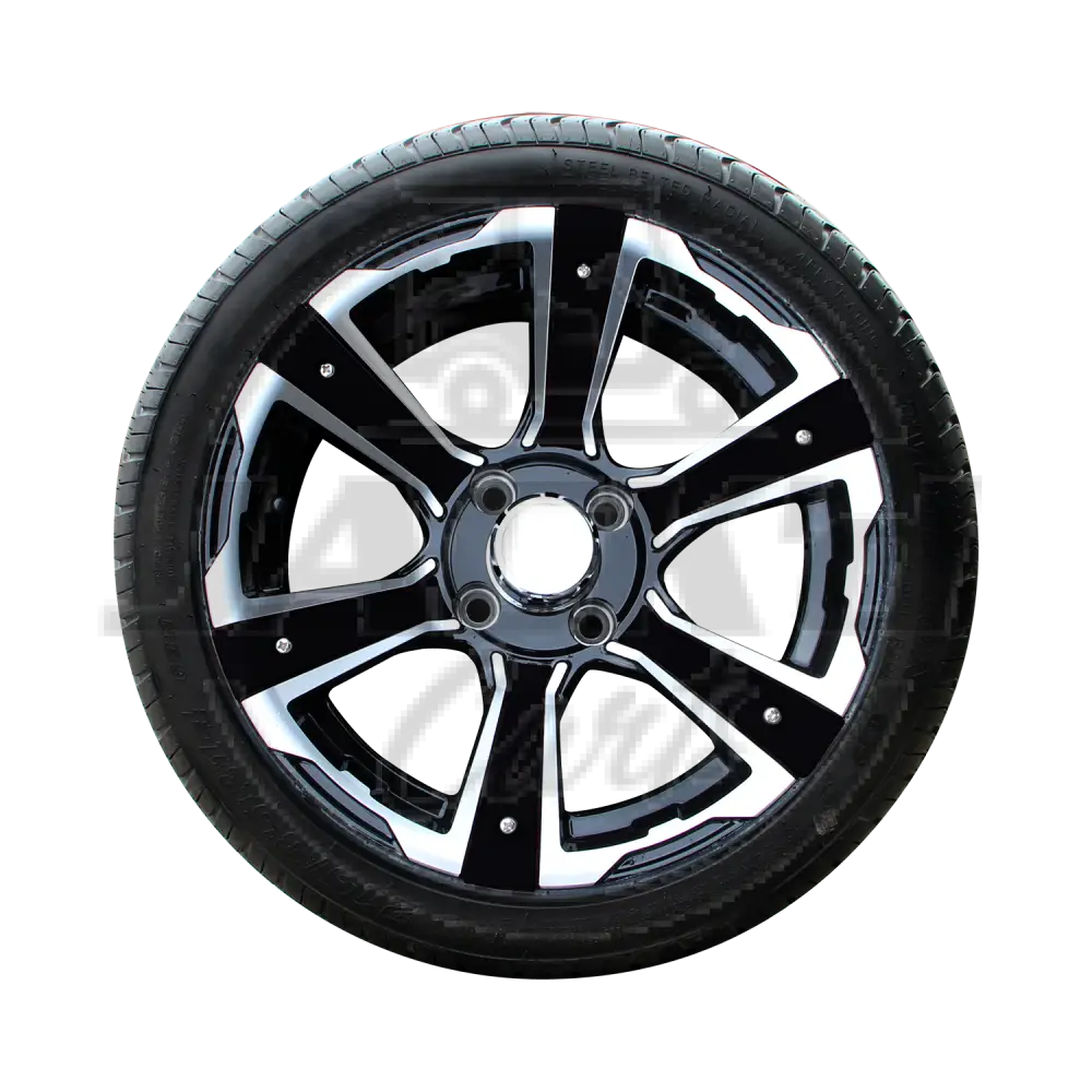 14’’ Radial Tire Assembly with Decoration BLACK OEM Parts