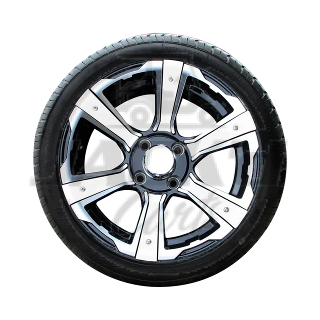 14’’ Radial Tire Assembly with Decoration WHITE OEM Parts
