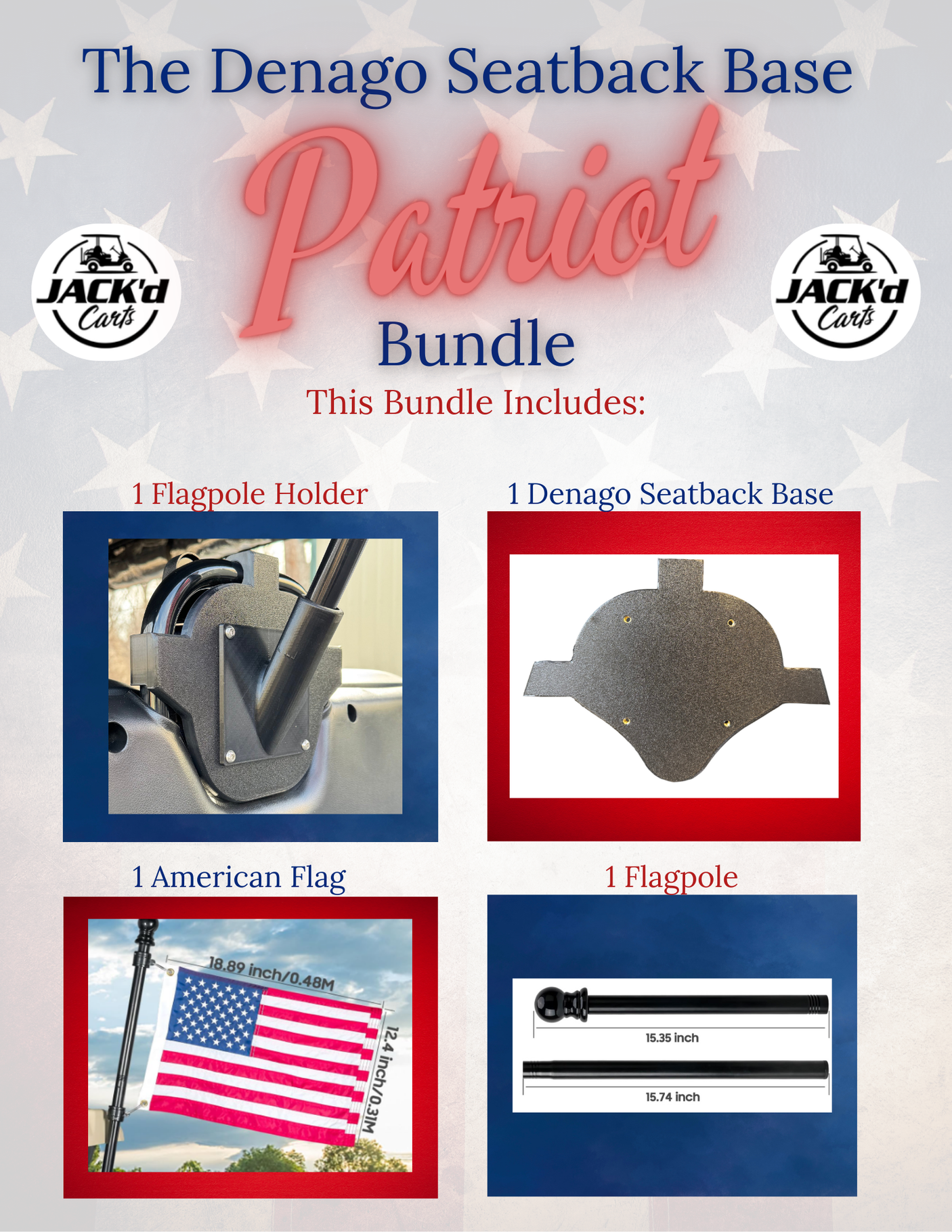 The Denago Seatback Patriot Bundle