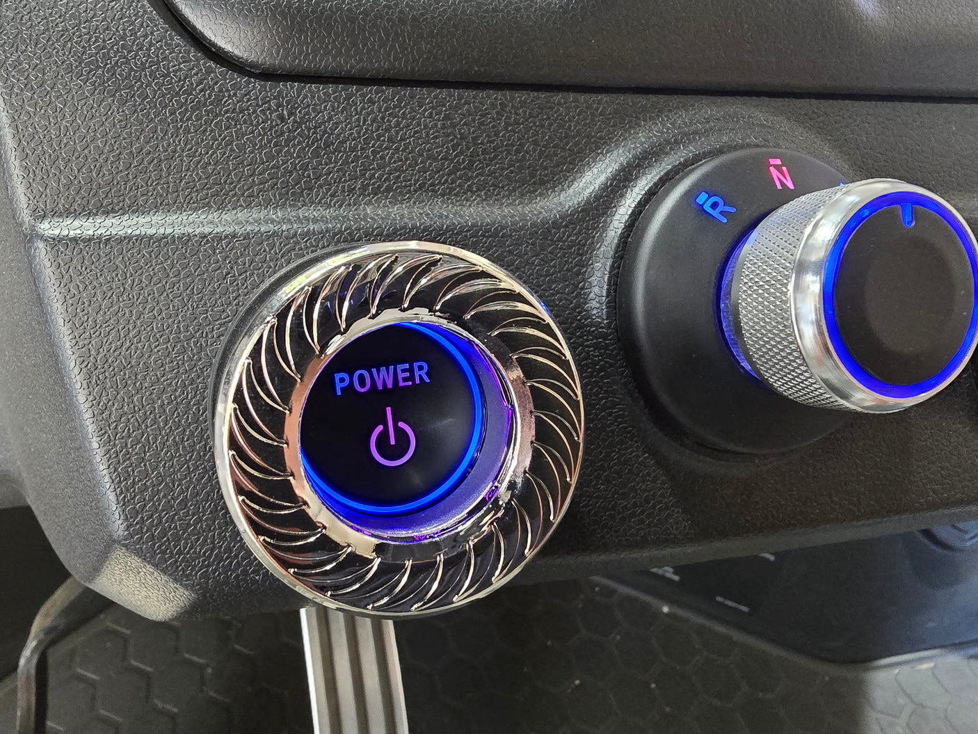 Start/Stop Button Cover - SILVER