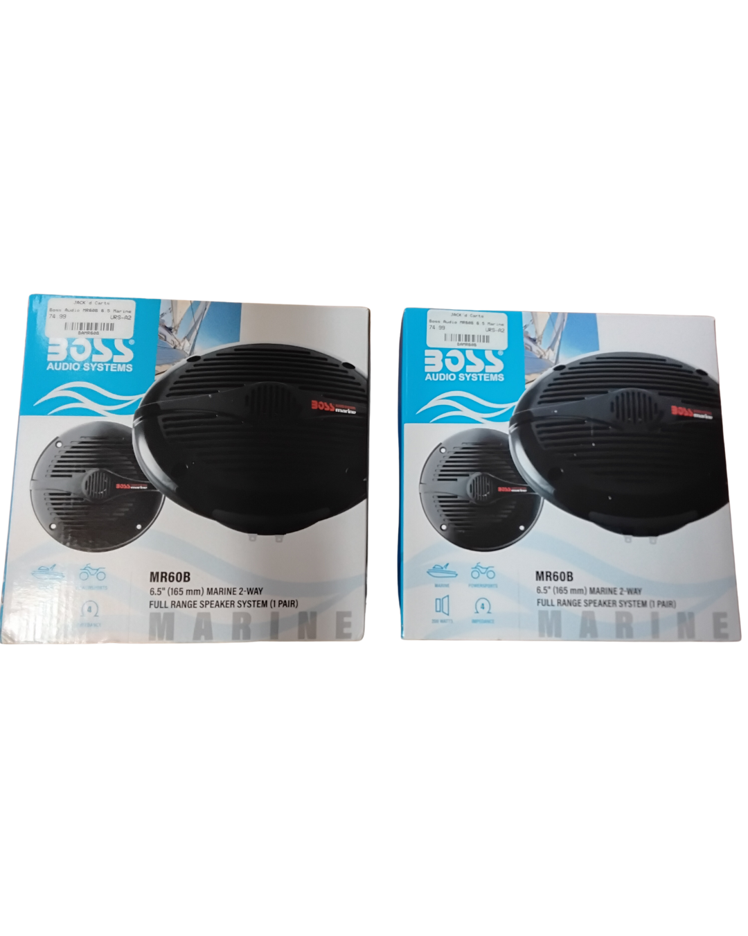 Boss Audio Systems MR60B 6.5" Marnie 2 way full range speaker systerm