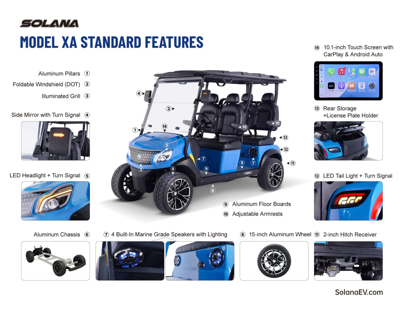 Solana XA 4P - Silver - FREE Lifetime Warranty SALE!