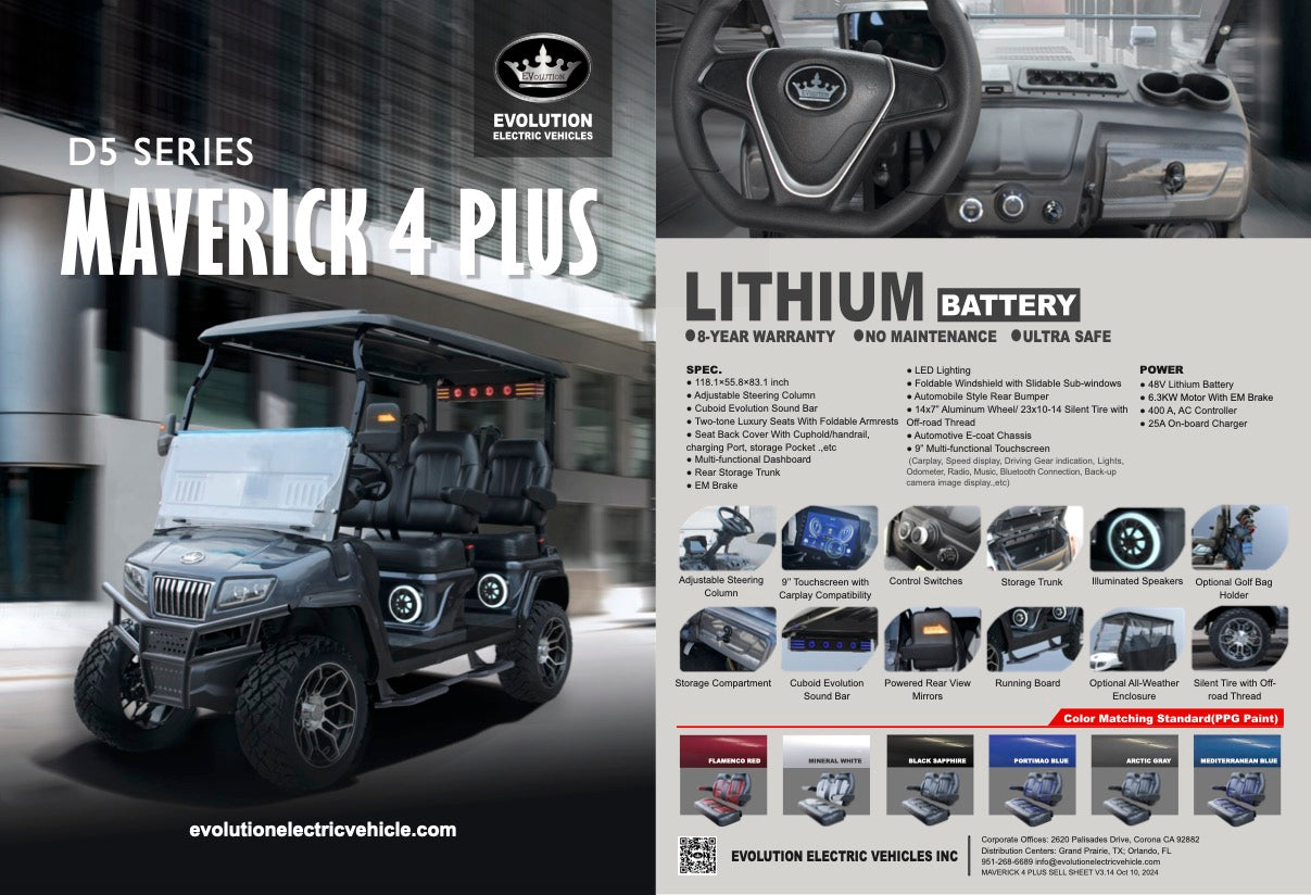 Evolution D5:Maverick 4 Arctic Grey PLUS