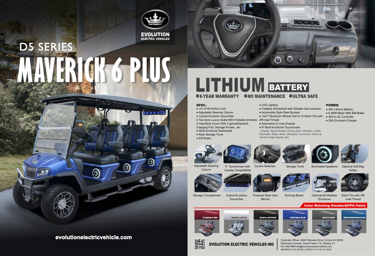 Evolution D5:Maverick 6 Portimao Blue PLUS