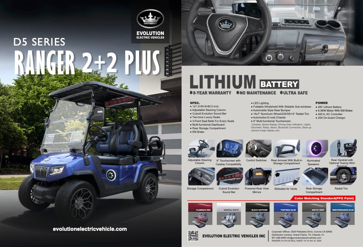 Evolution D5:Ranger 2+2 Arctic Grey PLUS