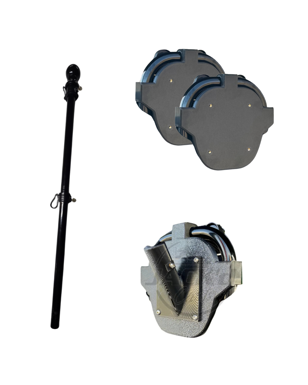 Evolution D5 Set of Seatback Bases and Flagpole Bundle