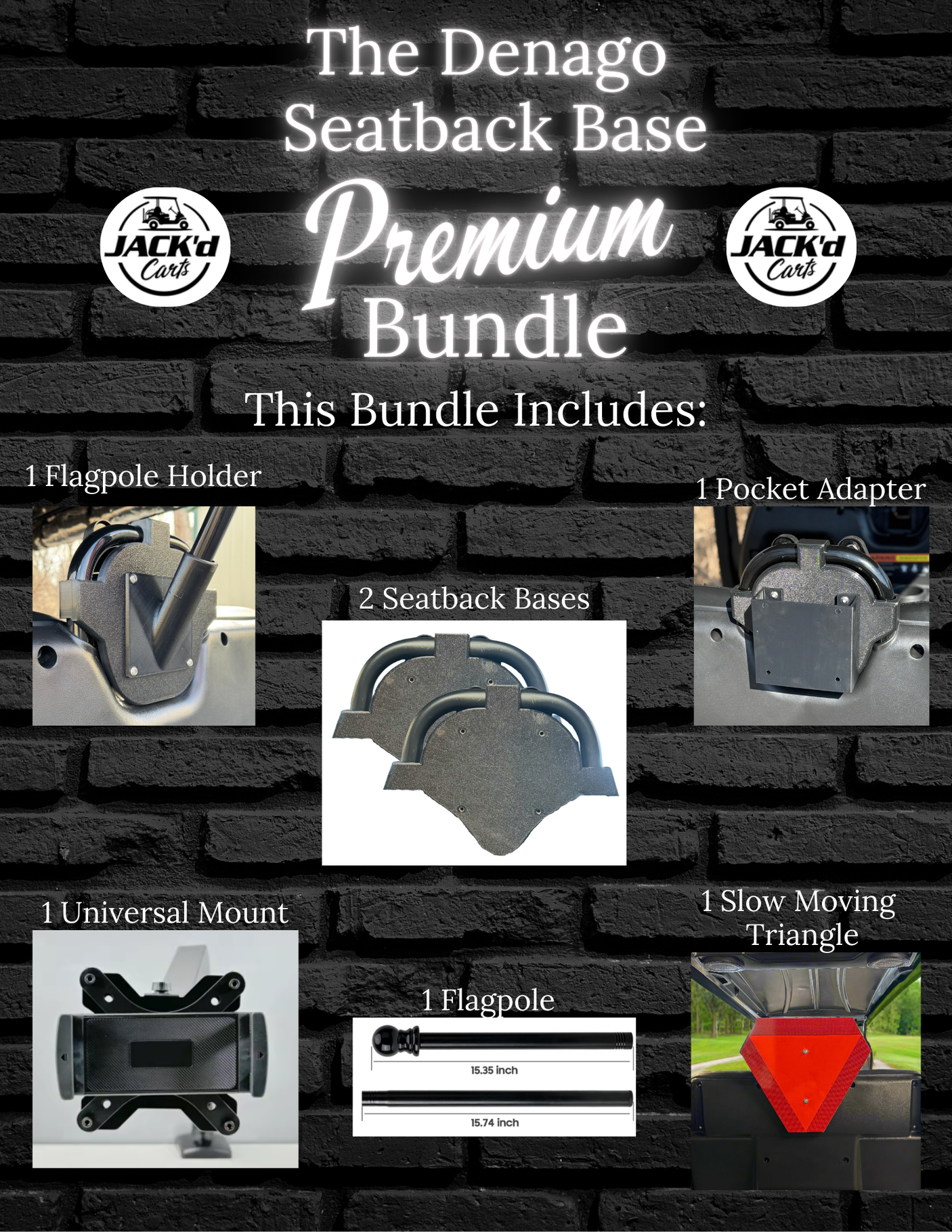 The Denago Seatback Base Premium Bundle