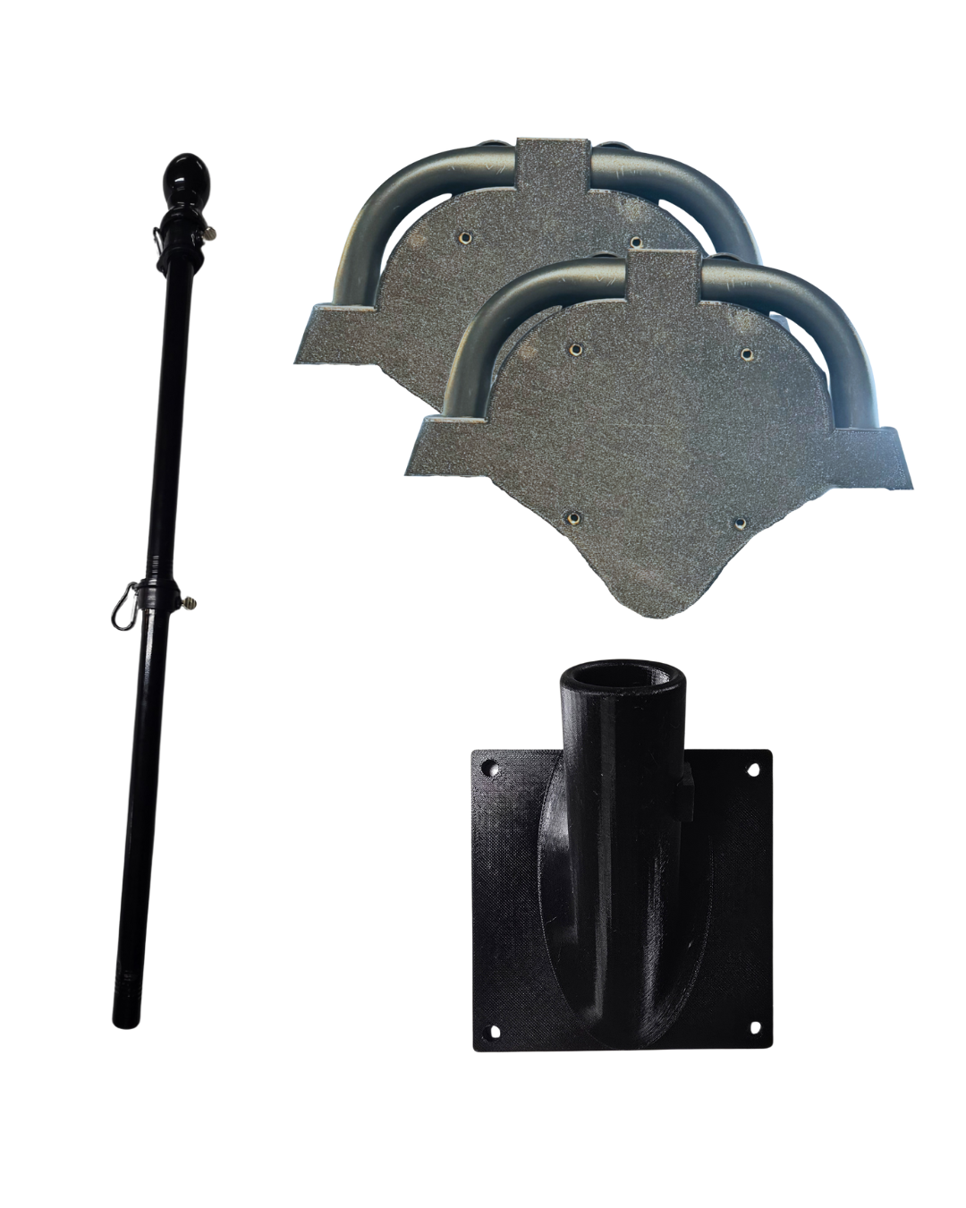 Denago Seatback Bases Set + Flagpole Bundle