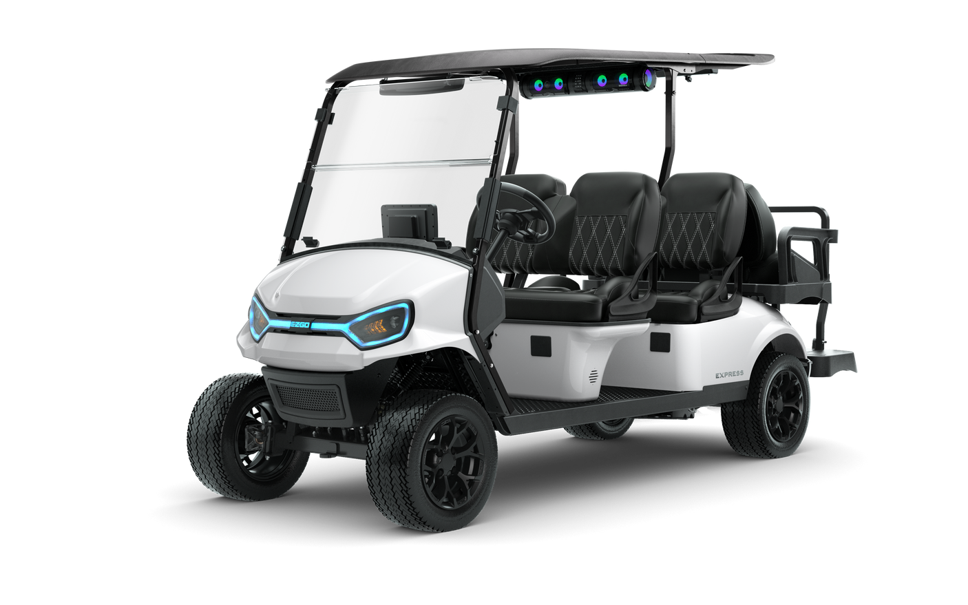 2026 EZGO Express 6 Touring STL ELiTe Bright White | Serial #3675461