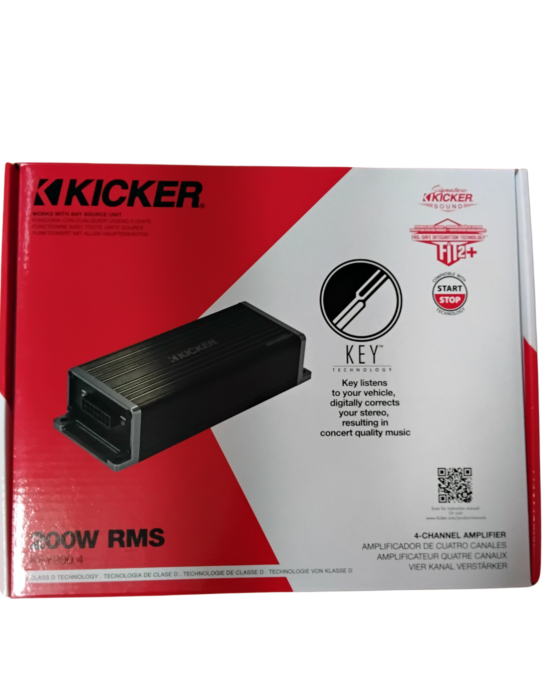 Kicker DSP Smart Amplifier 200w rms