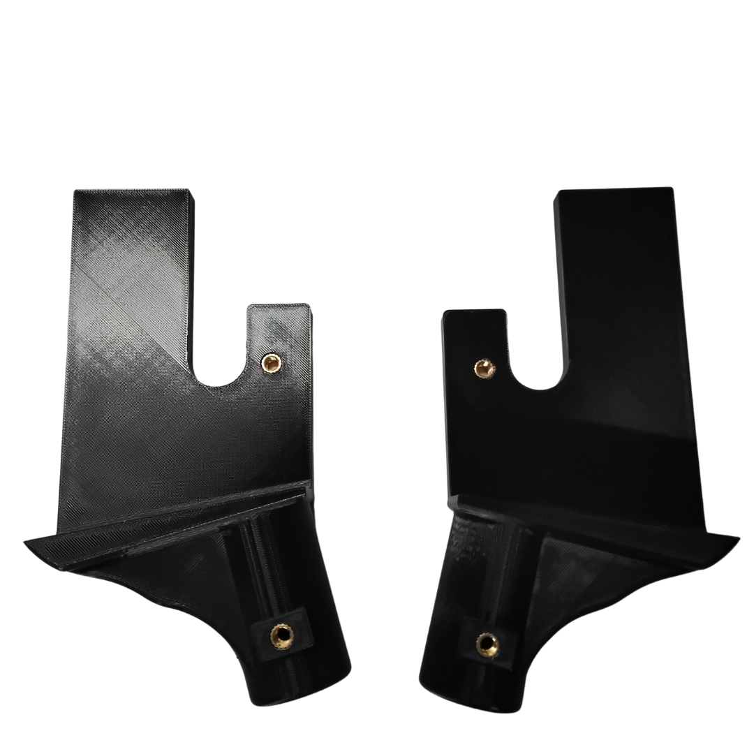 Evolution D-MAX Dual Flag Pole Holders