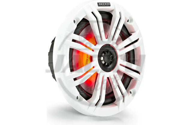 A Pair of Kicker 45KM654 6.5’’ 390w Marine Boat Speakers KM65 w/ White Grilles Parts Closeout Sale