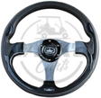 BLACK LUXURY STEERING WHEEL ASSEMBLY OEM Parts