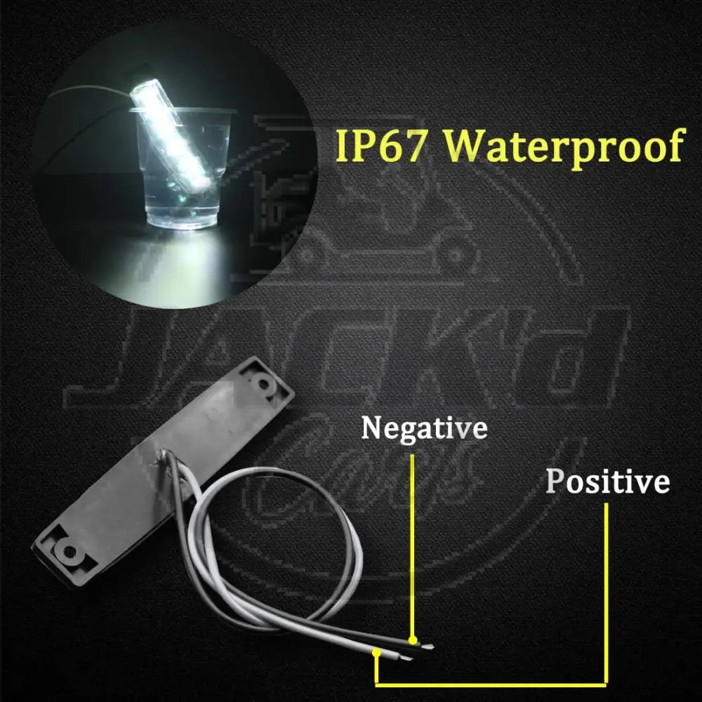 Botepon 6Pcs Led Rock Lights Strip Lights Wheel Well Lights Led Underglow Kit for Golf Cart Trucks Jeep Wrangler RZR