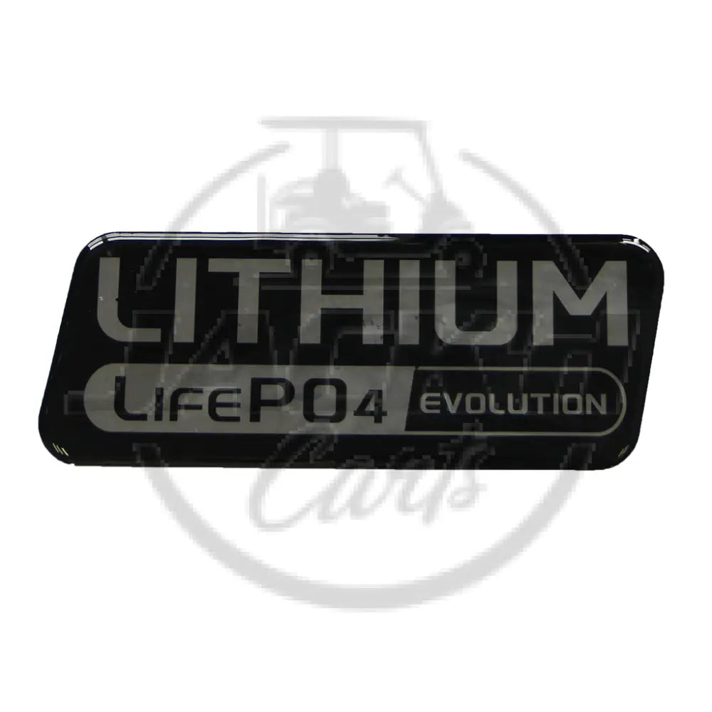 Logo Sticker For LiFePO4 Battery Driver Side OEM Parts