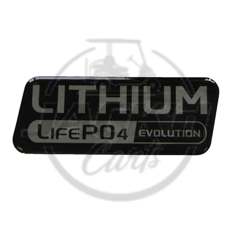 Logo Sticker For LiFePO4 Battery Driver Side OEM Parts