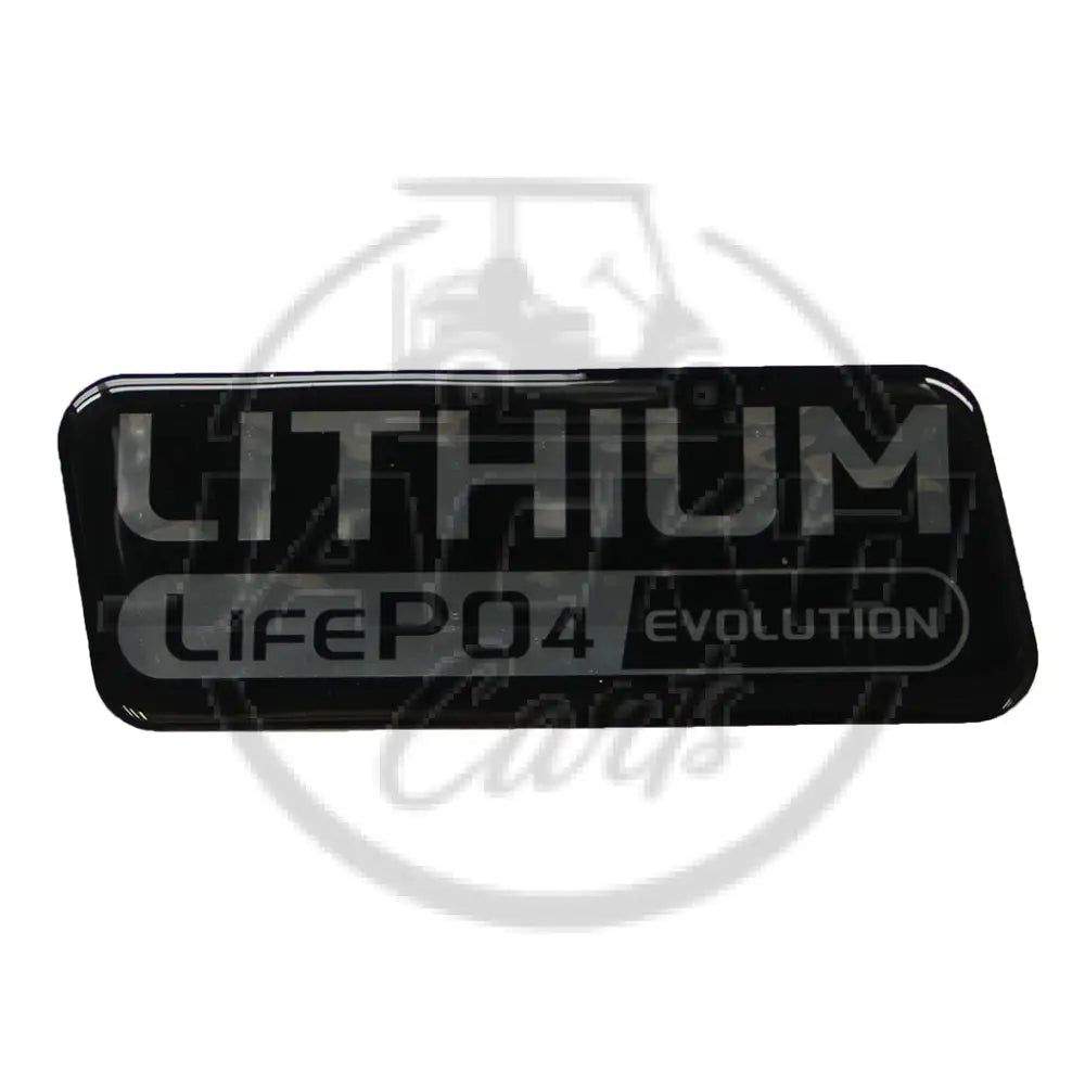 Logo Sticker For LiFePO4 Battery Passenger Side OEM Parts