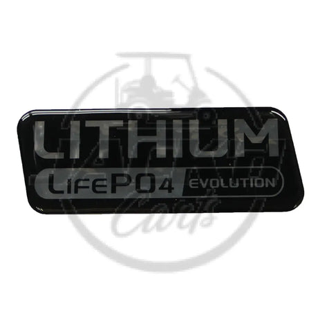 Logo Sticker For LiFePO4 Battery Passenger Side OEM Parts