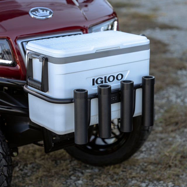 MODZ® Golf Cart Brush Guard Cooler Rack