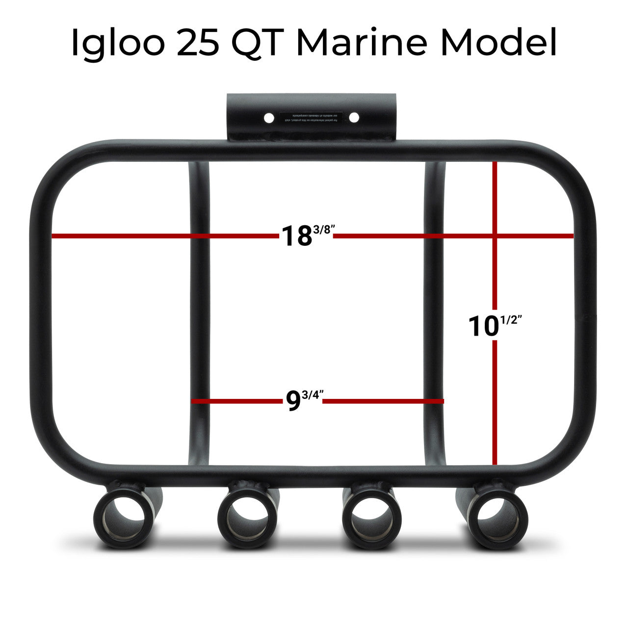 MODZ® Golf Cart Brush Guard Cooler Rack