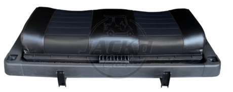 REAR SEAT & FLIP FLOP PLASTIC BOARD ASSEMBLY BLACK WITH GOLD STITCH COLOR OEM Parts