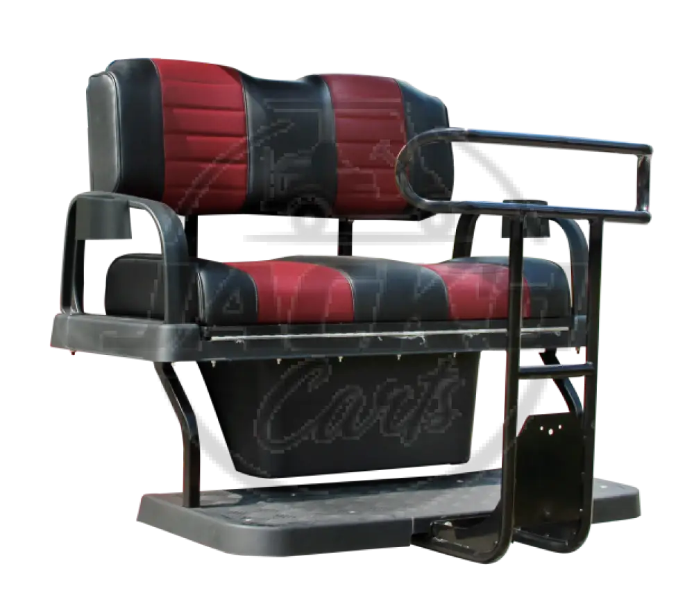 REAR SEAT KIT CANDY APPLE RED + BLACK OEM Parts