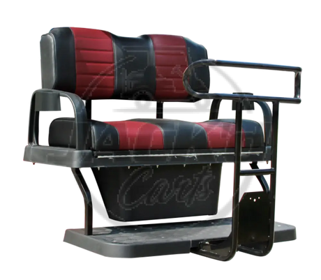 REAR SEAT KIT CANDY APPLE RED + BLACK OEM Parts