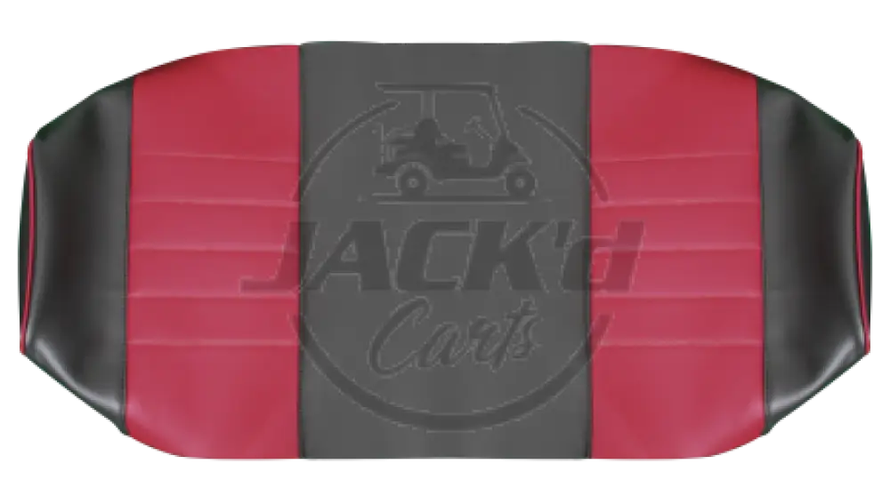 SEAT SKIN FOR REAR SEAT CANDY APPLE RED & BLACK OEM Parts