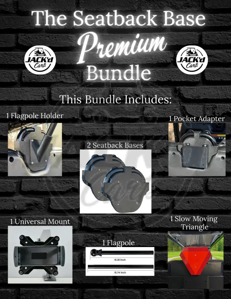 The Seatback Base Premium Bundle Accessories