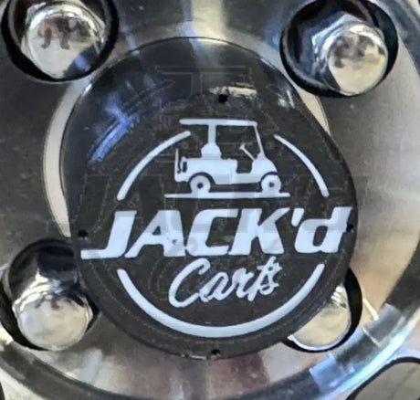 Tire Center Cap Cover Set JACK’d CARTS LOGO Accessories