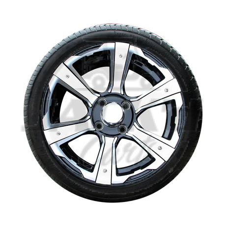 14’’ Radial Tire Assembly with Decoration WHITE OEM Parts