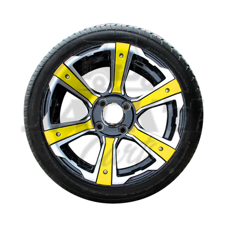 14’’ Radial Tire Assembly with Decoration YELLOW OEM Parts