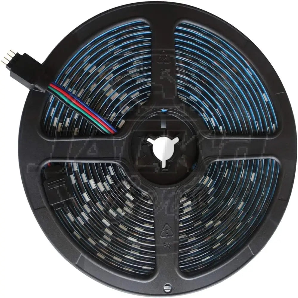5M Black PCB 5050 RGB LED Strip Waterproof IP65 300 SMD Black PCB Board DC 12V Flexible Light Parts Closeout Sale
