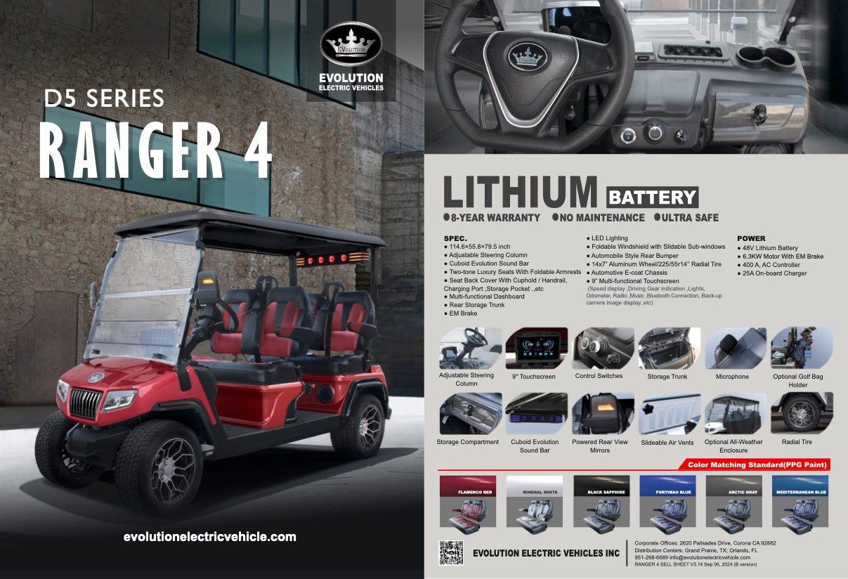 Evolution D5:Ranger 4 Sky Blue