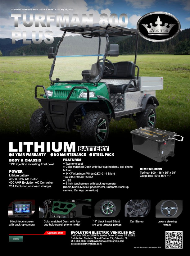 Evolution Turfman 800 – JACK'd Carts