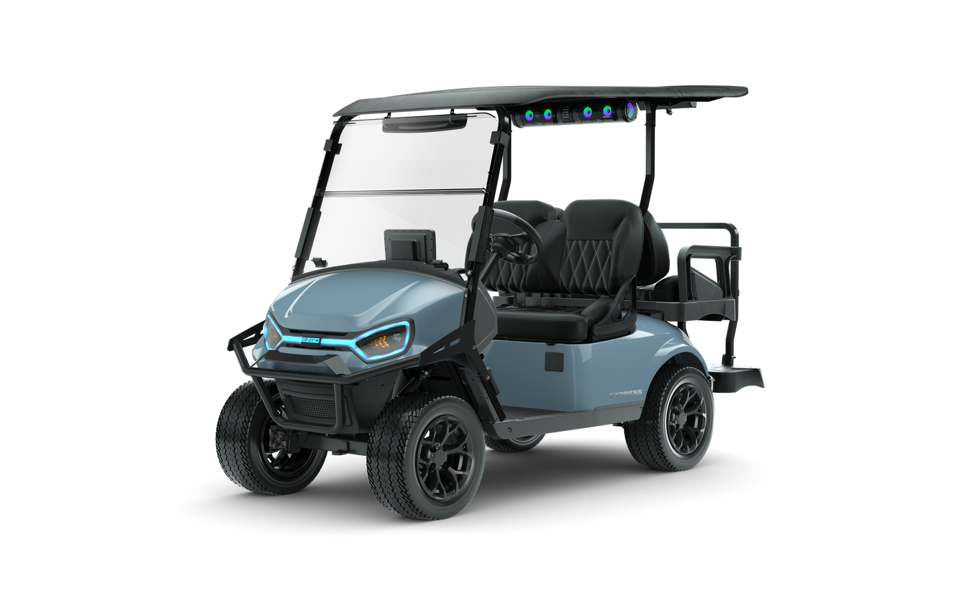2026 EZGO Express 4 Touring STL Gas Ocean Gray | Serial #3675372