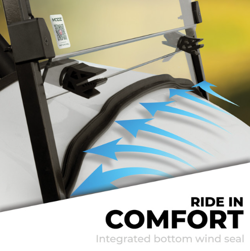 MODZ® Windshield for DACH Apollo Golf Carts