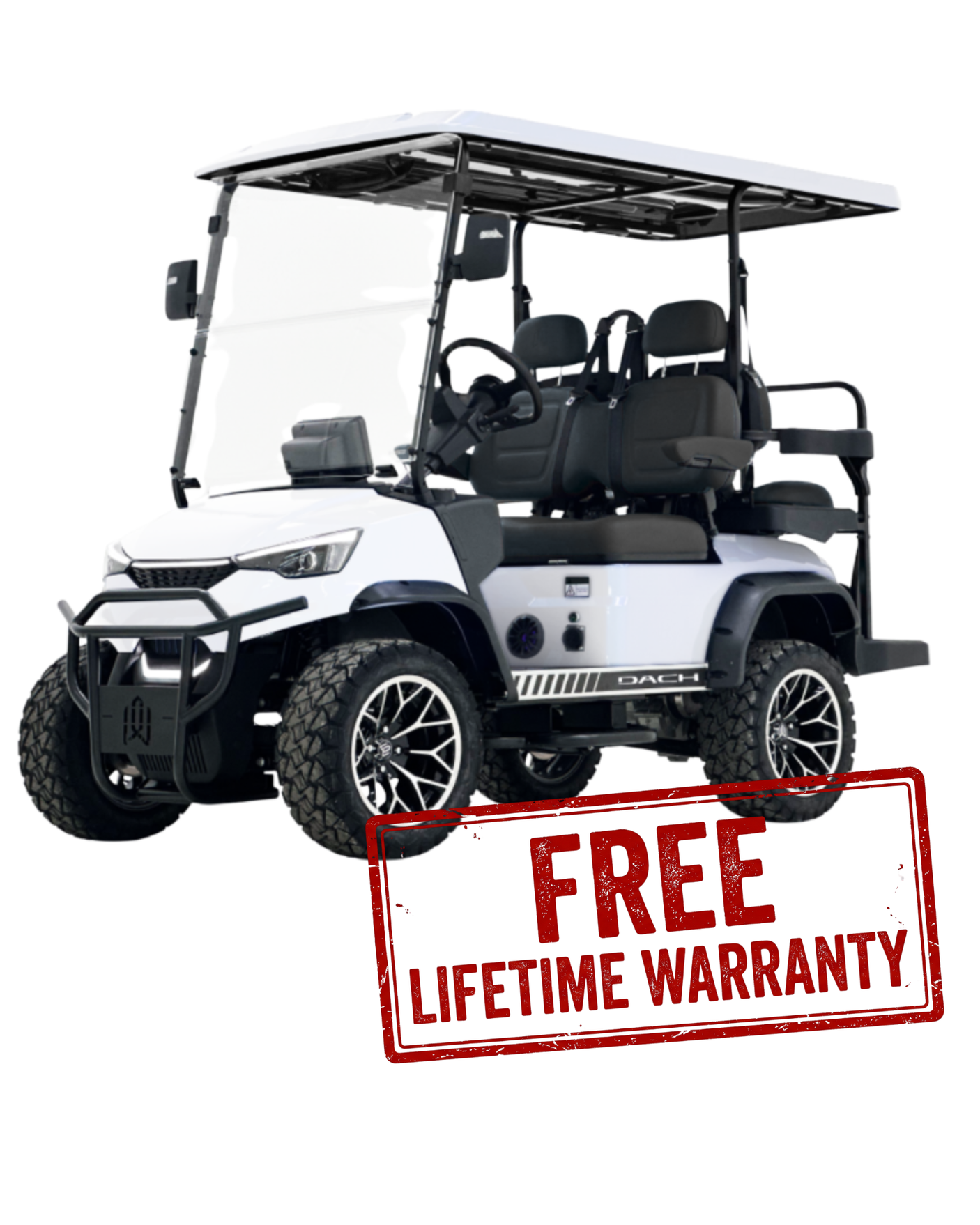 DACH Falcon 2+2 - White - FREE Lifetime Warranty SALE!