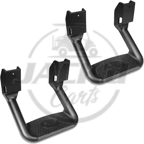 Bully BBS-1103 Truck Black Powder Coated Side Step Set 2 Pieces (1 Pair) Includes Mounting Brackets Parts Closeout Sale