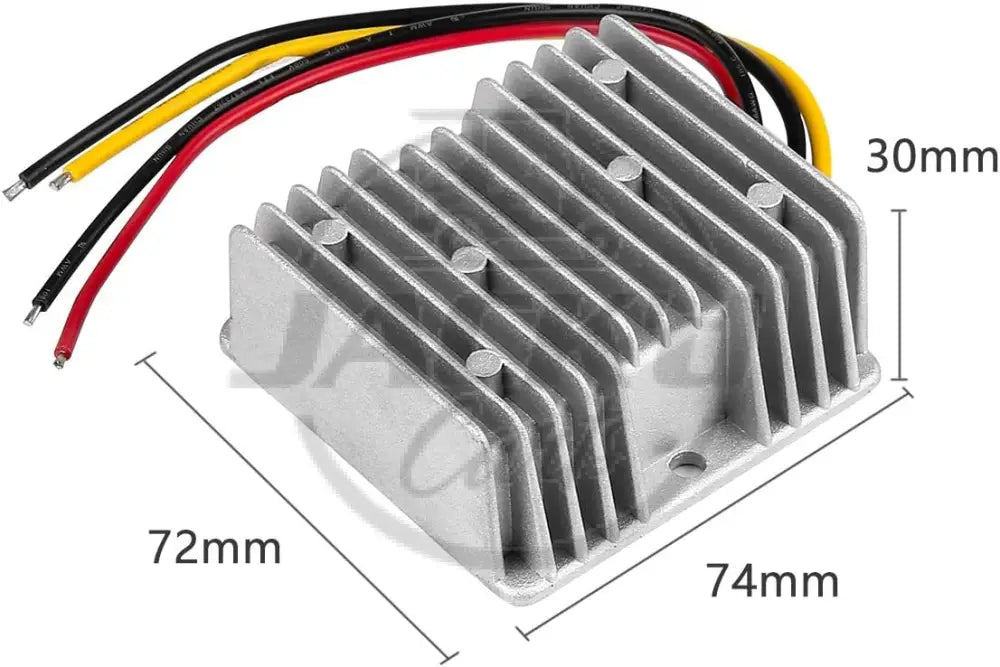 BZONE DC to DC Voltage Reducer Step Down Waterproof Voltage Regulator Buck Converter for Golf Cart Club Car (48V to 12V