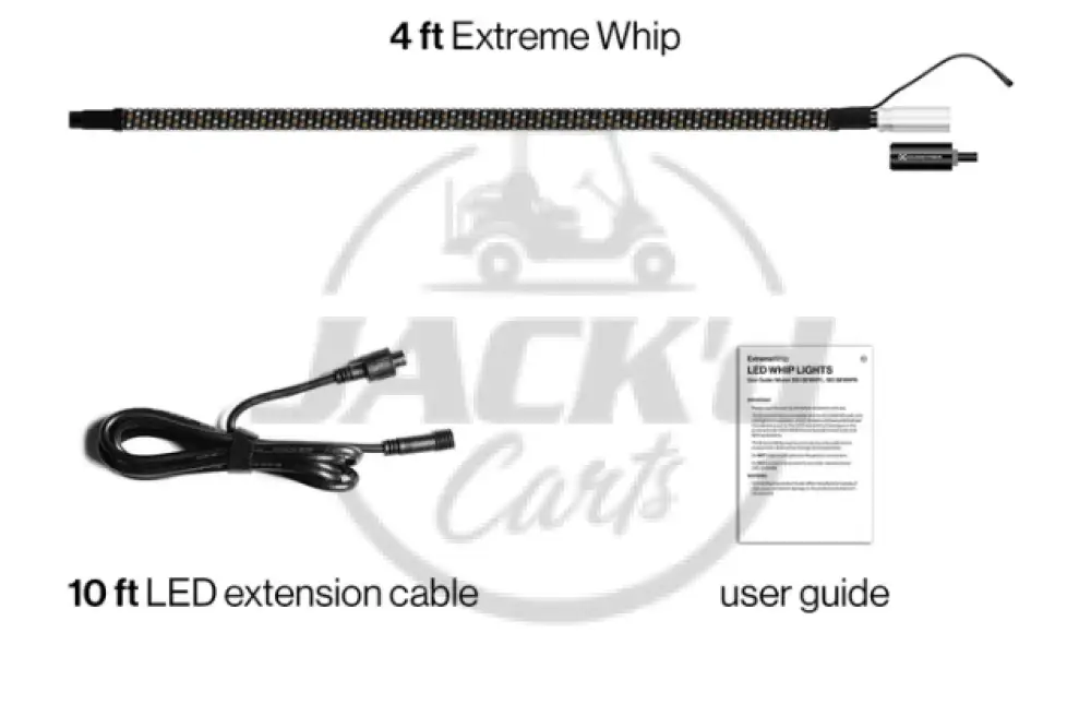 EcoXGear Golf Cart Whip - 4 Feet - NO Controller