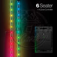 Extreme Strips - 6 Seat Cart + LED Controller Accessories