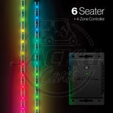Extreme Strips - 6 Seat Cart + LED Controller Accessories