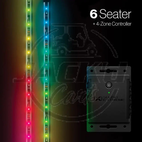 Extreme Strips - 6 Seat Cart + LED Controller Accessories