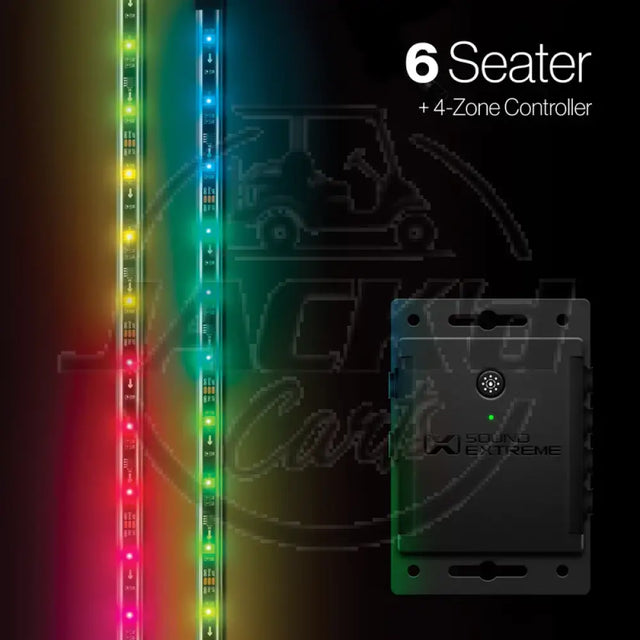 Extreme Strips - 6 Seat Cart + LED Controller Accessories