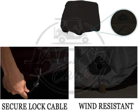 Golf Cart Cover for 4 Seaters Golf Cart Storage