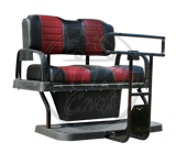 REAR SEAT KIT CANDY APPLE RED + BLACK OEM Parts