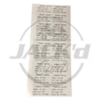 STICKER FOR EM BRAKE CONTROLLER OEM Parts