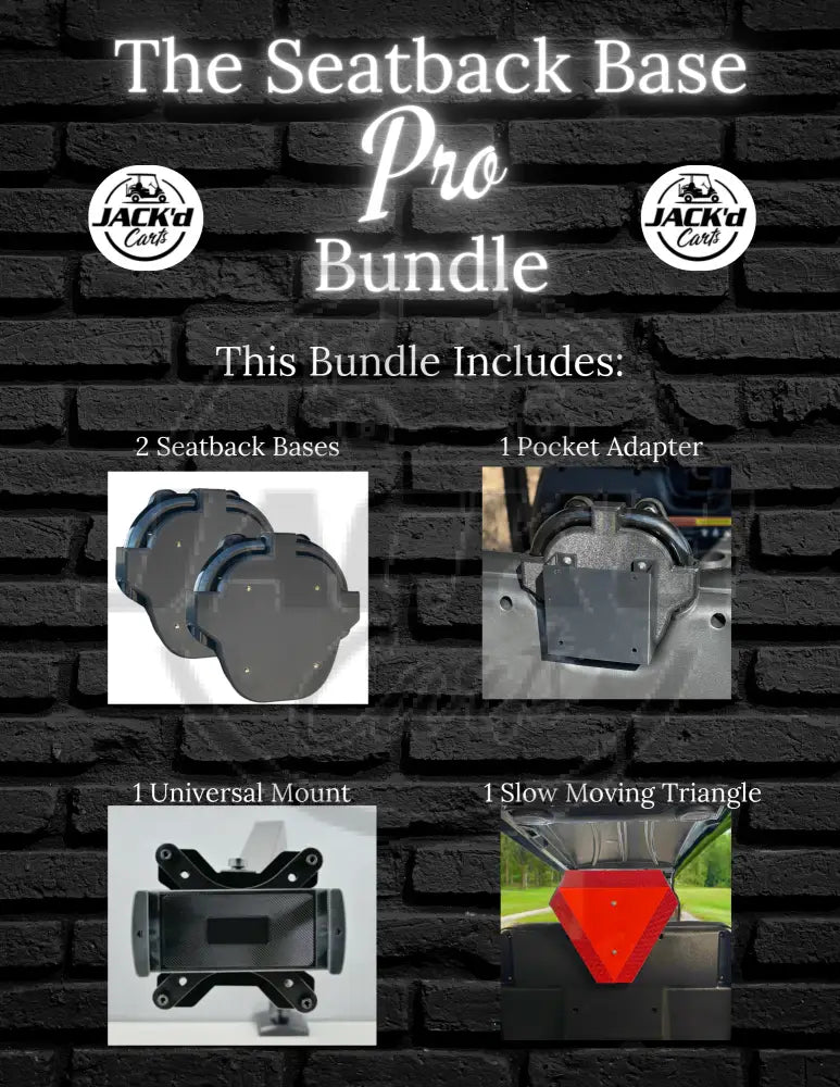 The Seatback Base Pro Bundle Accessories